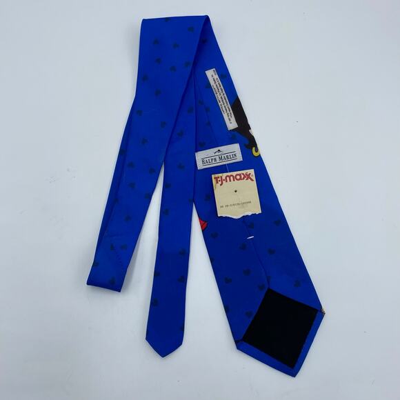 Vintage Ralph Marlin Blue Betty Boop Tie NWT - Picture 3 of 3